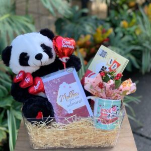 KIT PELÚCIA PANDA DOS DIAS DAS MÃES